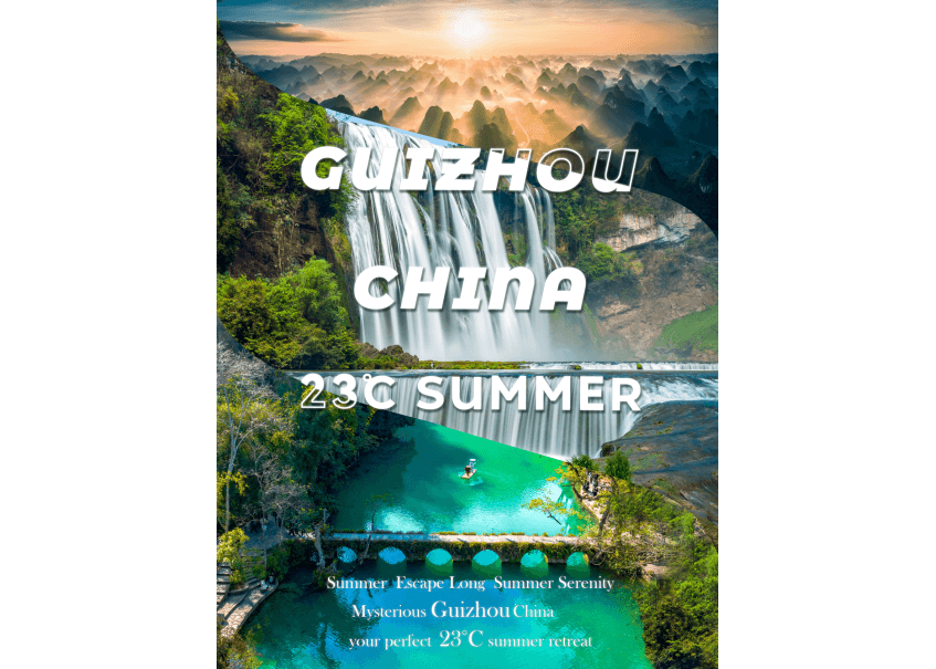 Escape to China’s Mysterious Guizhou and enjoy a cool 23°C summer retreat.