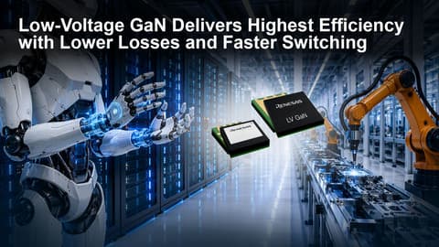 Renesas launches low-voltage GaN FETs for AI data centers