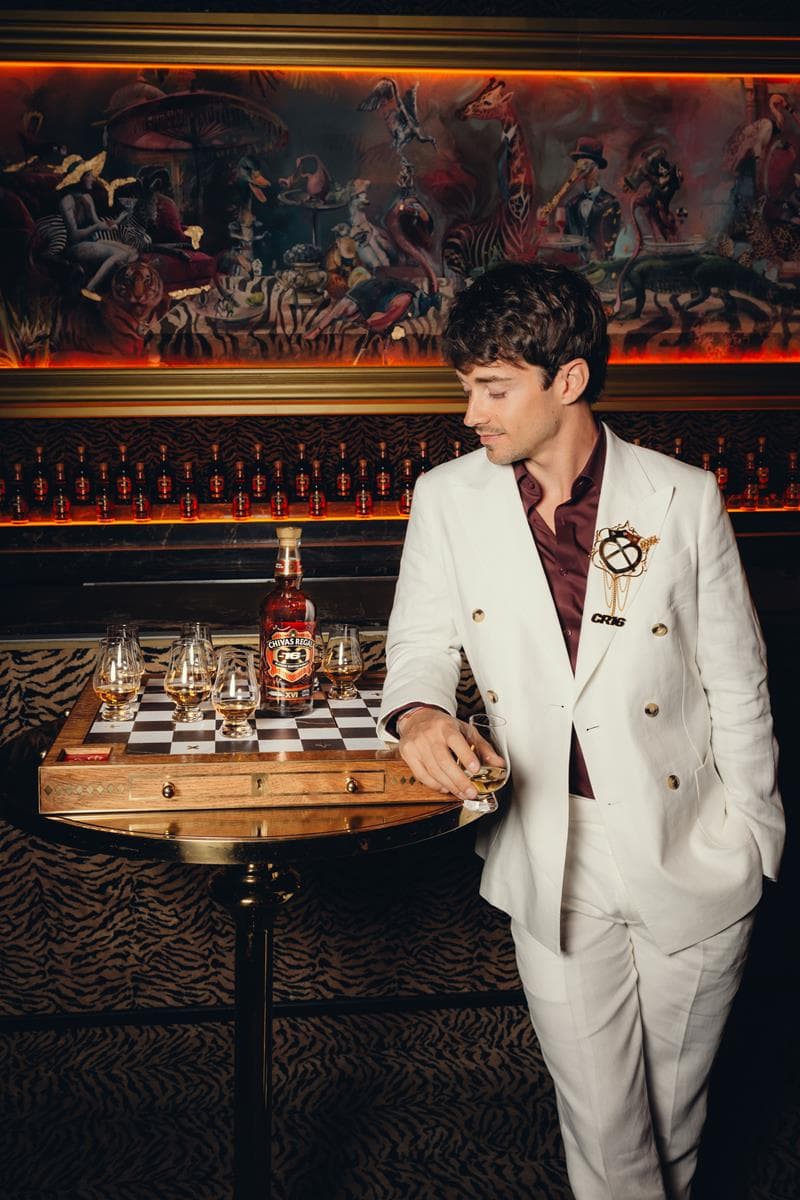 Charles Leclerc and Chivas Regal Unveil New 16-Year-Old Scotch Whisky