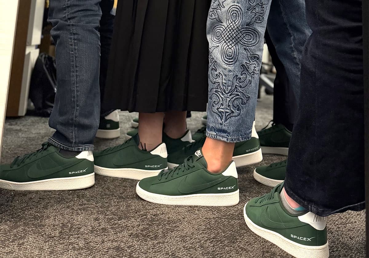 SpaceX Had Custom Nike Tennis Shoes For Historic IPO