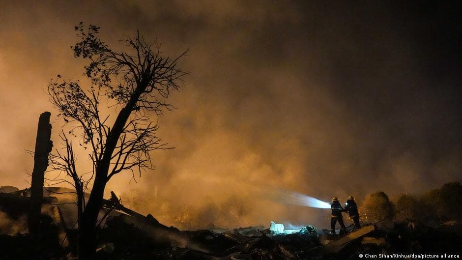 China: Explosion at fireworks factory kills at least 26