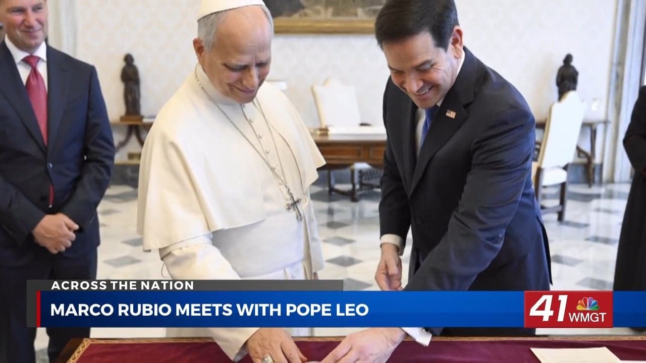 Rubio Meets Pope Leo at Vatican to Ease Tensions Over Iran War