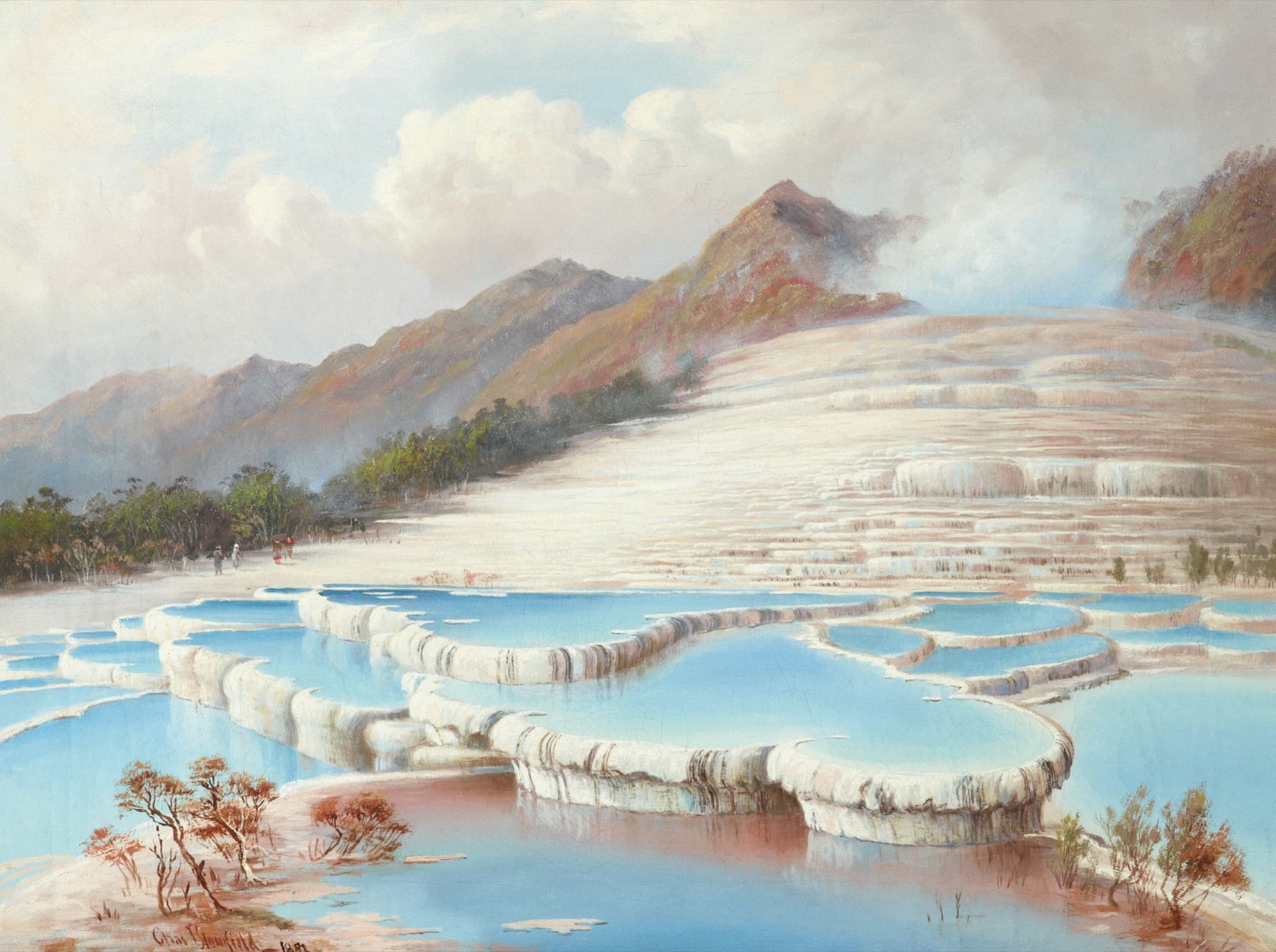 Mountain atmosphere background