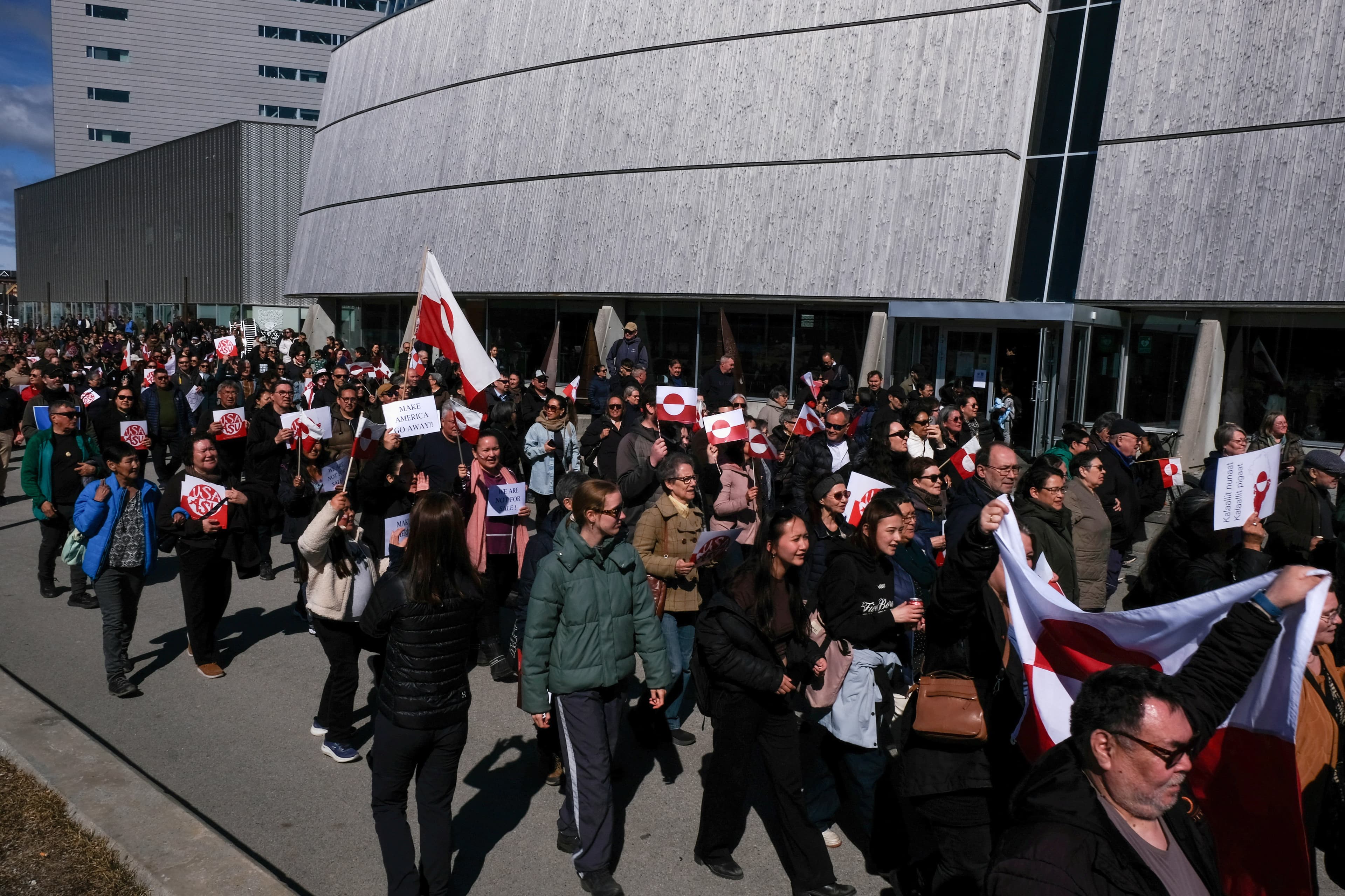 Greenlanders protest US consulate opening