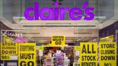 Claire's closes 154 stores with loss of 1,300 jobs