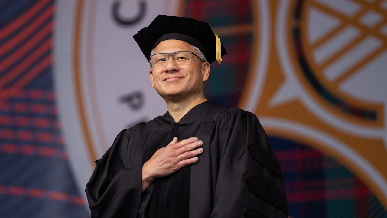 Nvidia CEO Jensen Huang to new grads: ‘Run, don’t walk,’ toward AI