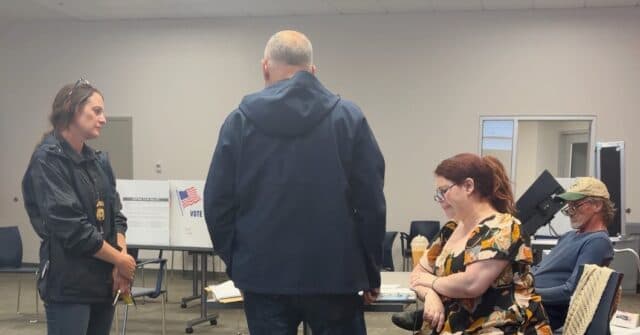 Federal officers confronted New York poll worker over social media post