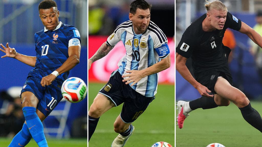 Messi Mbappé and Haaland challenge World Cup scoring record