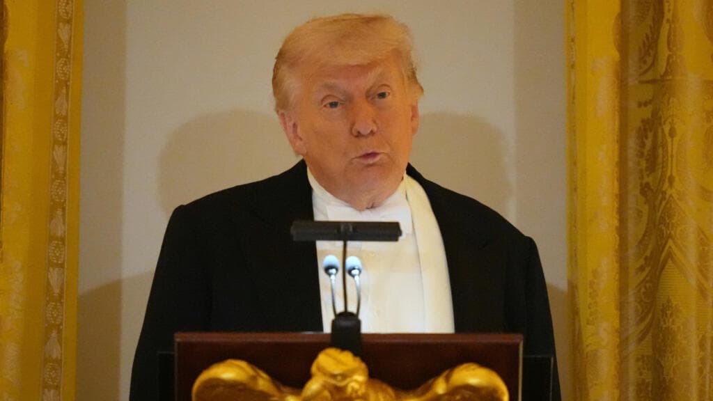 Trump declares Iran militarily defeated during state dinner