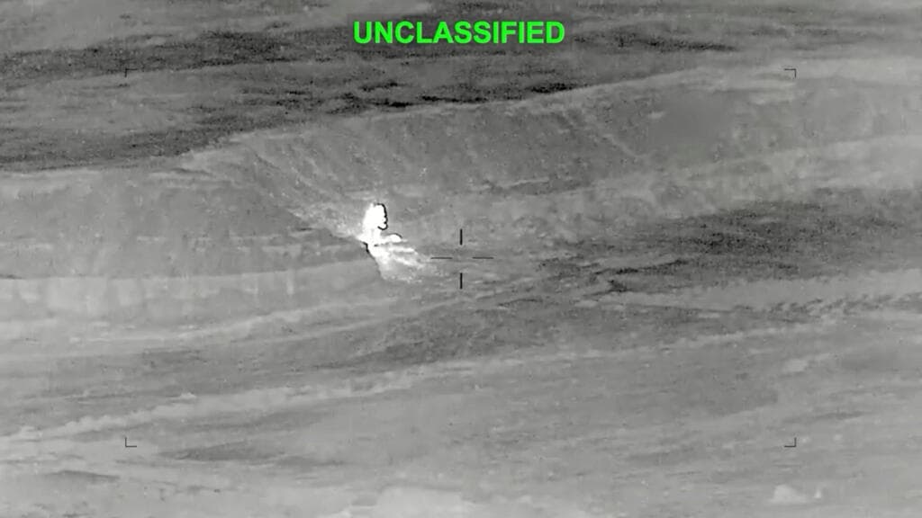US military strikes Iranian targets near Strait of Hormuz