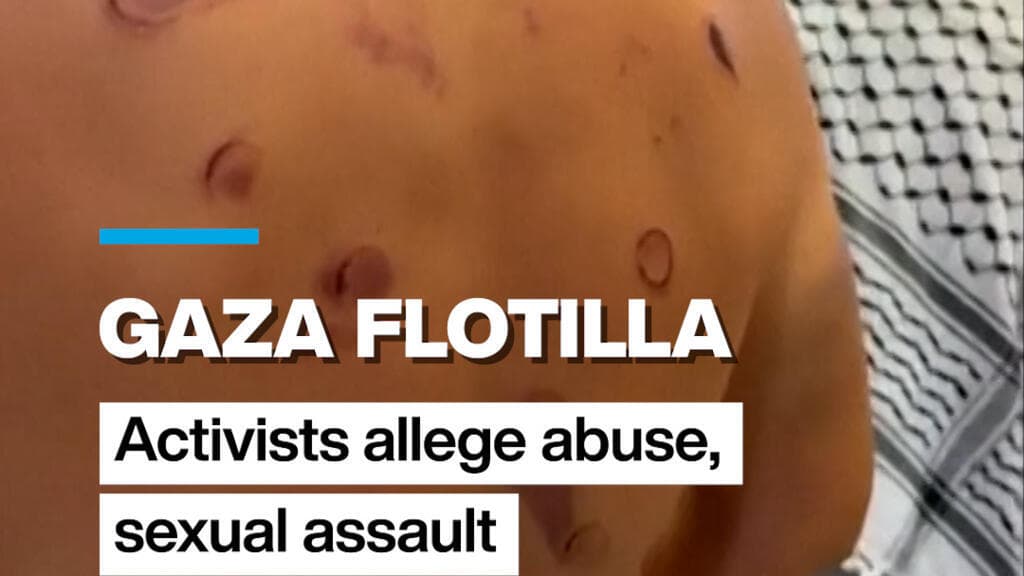 Gaza flotilla activists allege abuse by Israeli forces