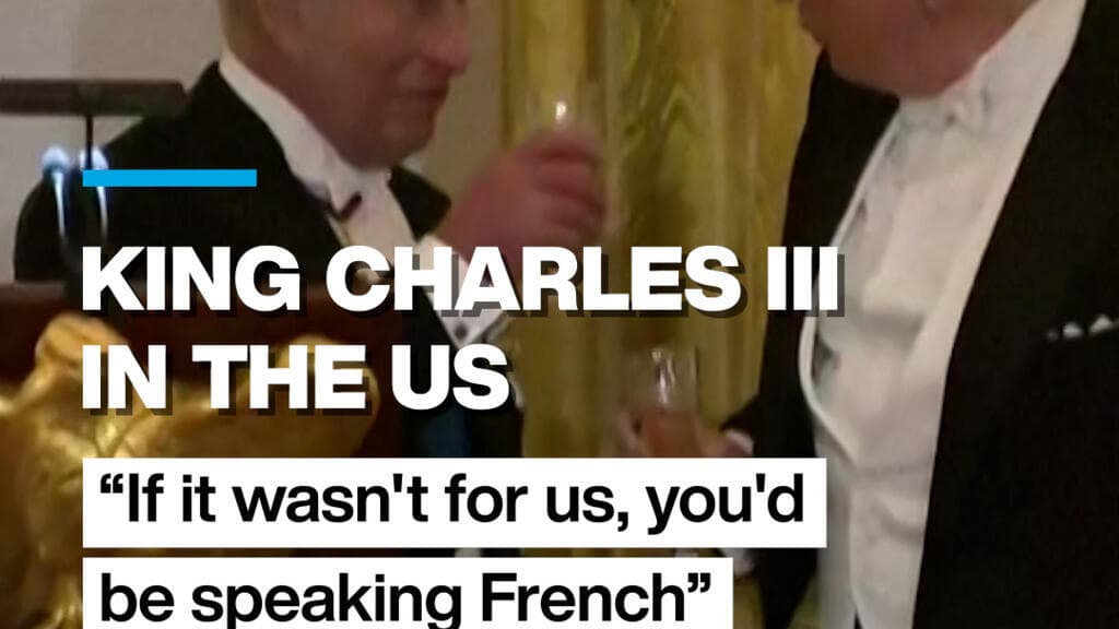 King Charles shares jokes during United States visit