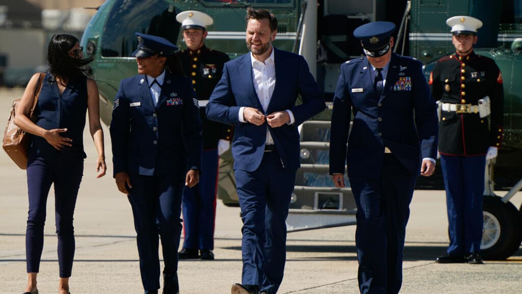 JD Vance arrives in Switzerland for Iran peace talks
