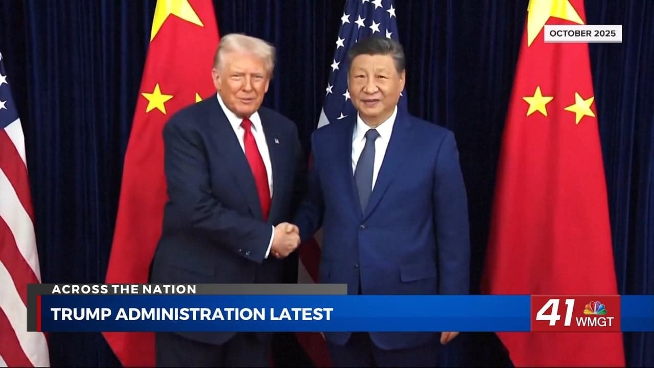 Trump Arrives in China for High-Stakes Summit With Xi Jinping