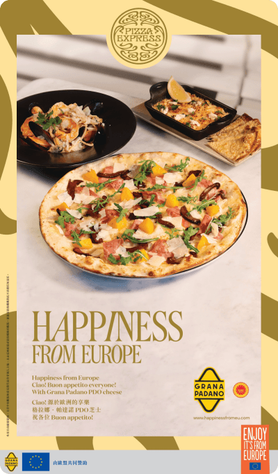 “Happiness from Europe” Returns to Hong Kong with PizzaExpress Partnership