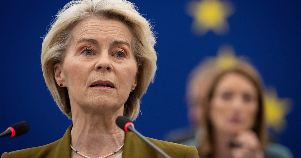 Iran war costs EU €500M a day, von der Leyen warns